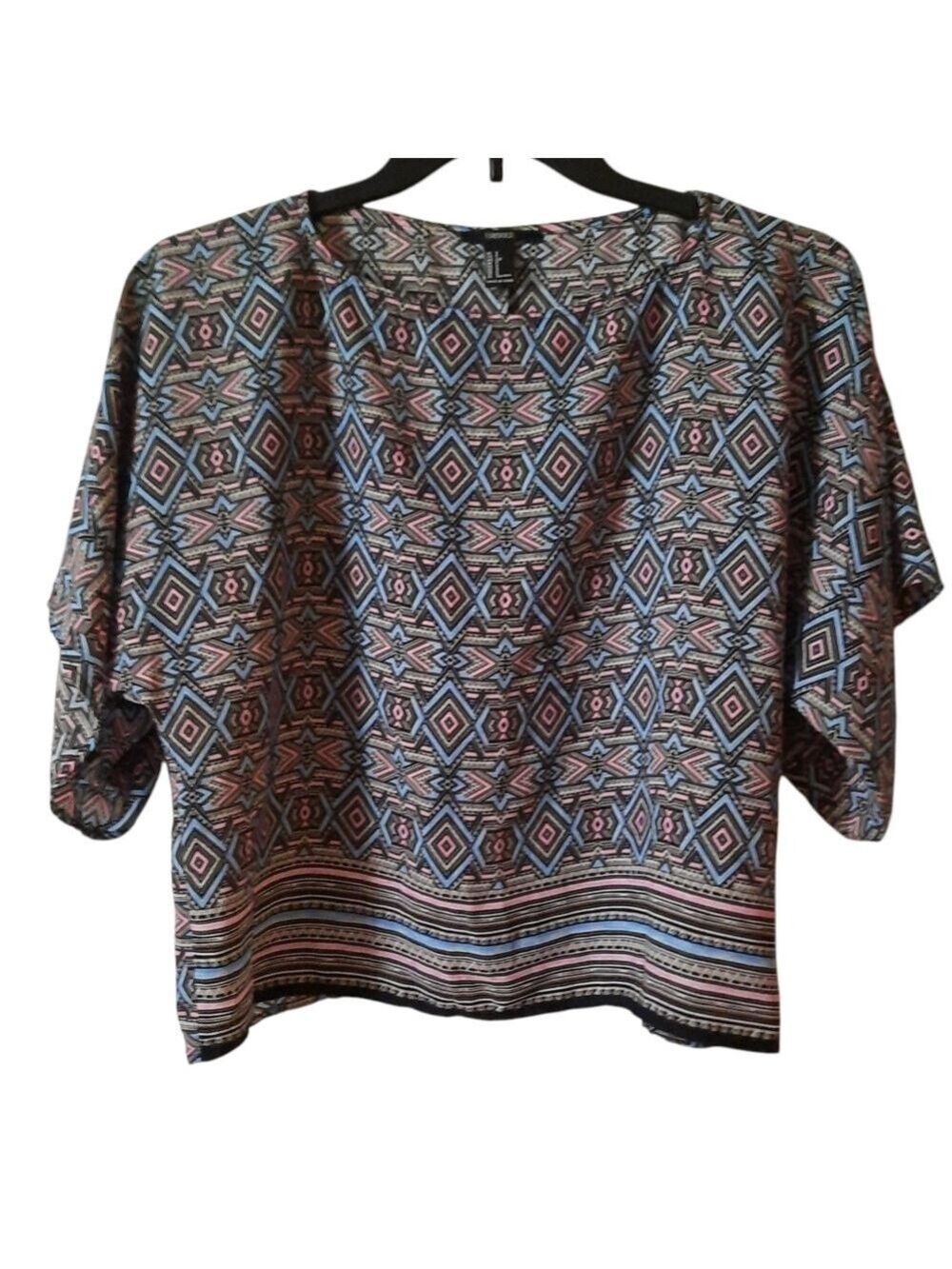 Forever 21 Multicolored Blouse Size Small